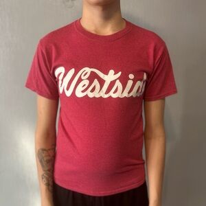 Men's Red Short Sleeve Tee